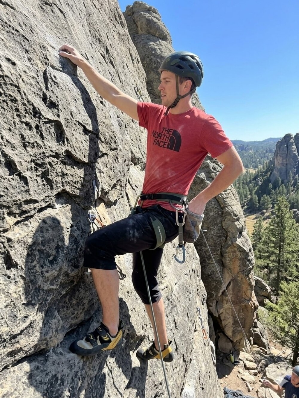 The North Face Red Short-Sleeve Logo Tee